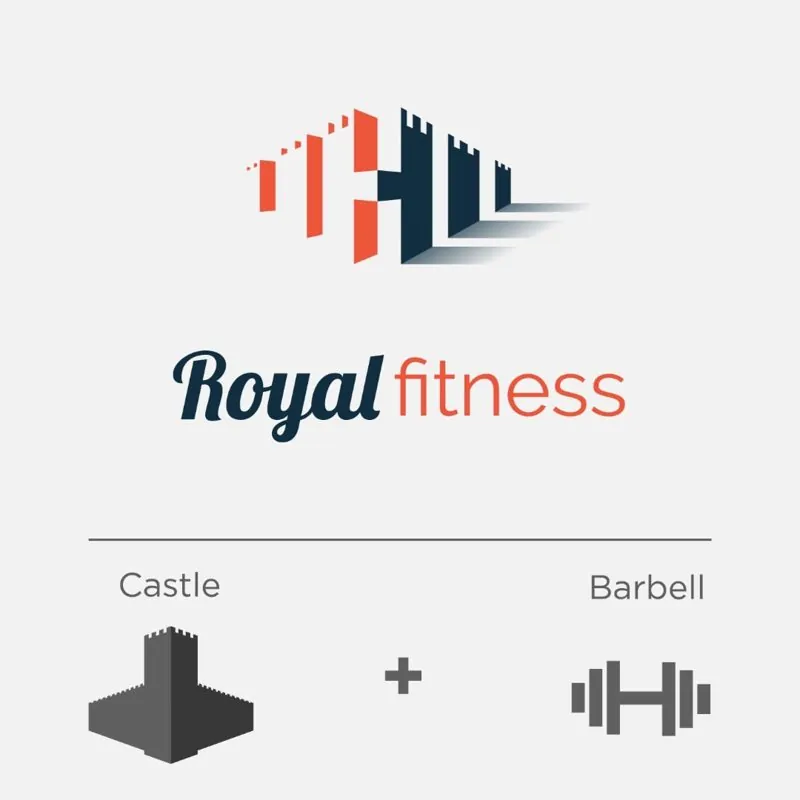 Royal fitness, logo